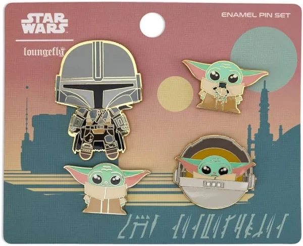 Mandalorian & Grogu (The Child) - 4 PC Set