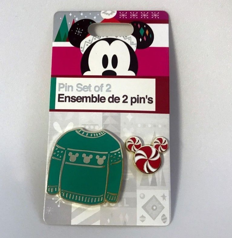 Green Holiday Sweater and Mickey Icon Set - Full Set