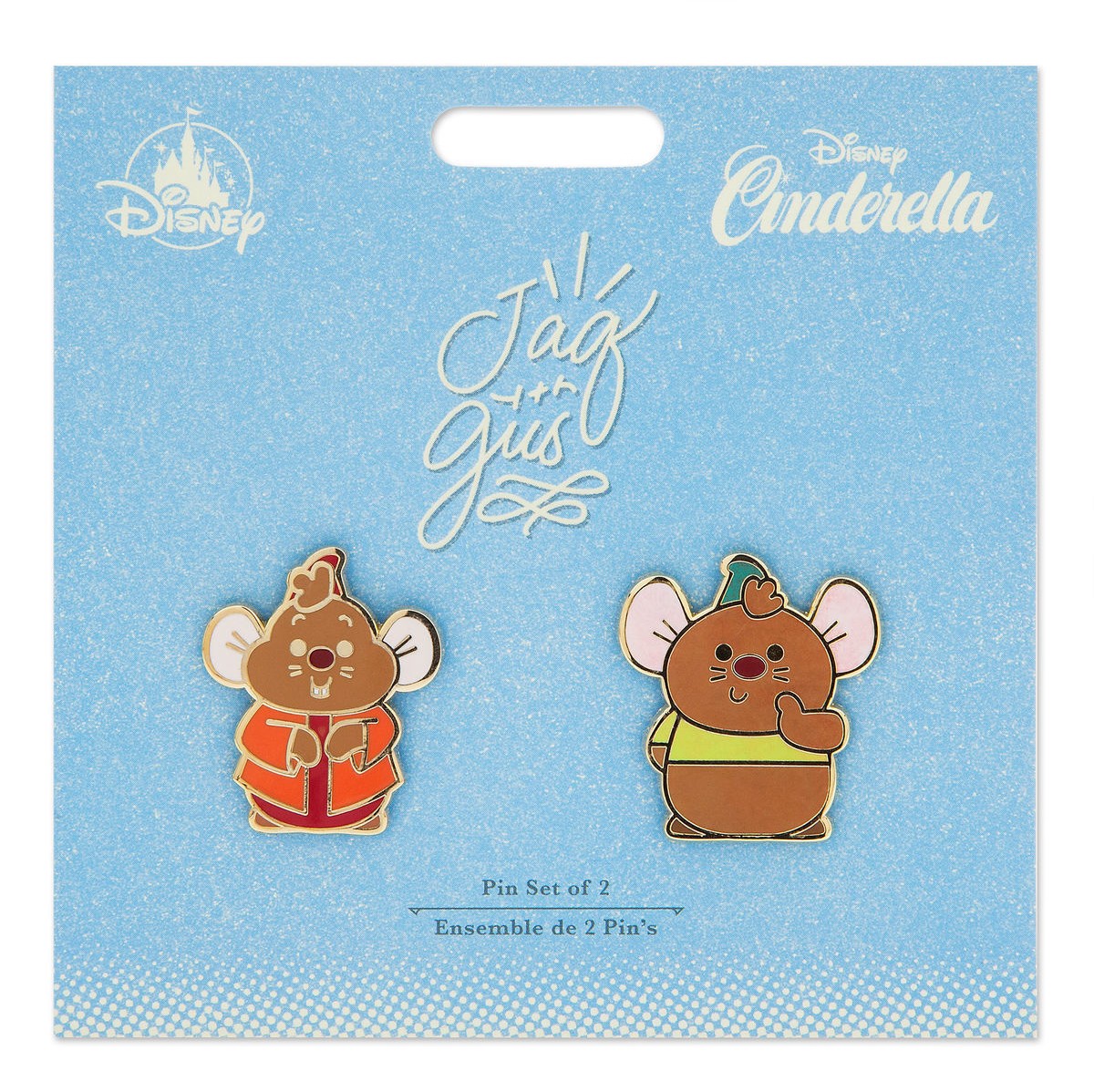 Jaq and Gus 2 pin set