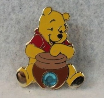 12 Months of Magic - Winnie the Pooh Birthstone Disney Trading Pin