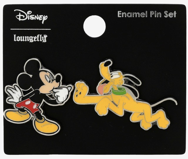 Mickey Mouse & Pluto Pin Set