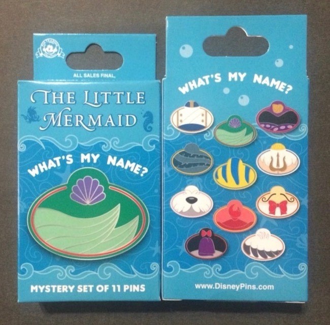 What's My Name Badge Mystery Set - The Little Mermaid