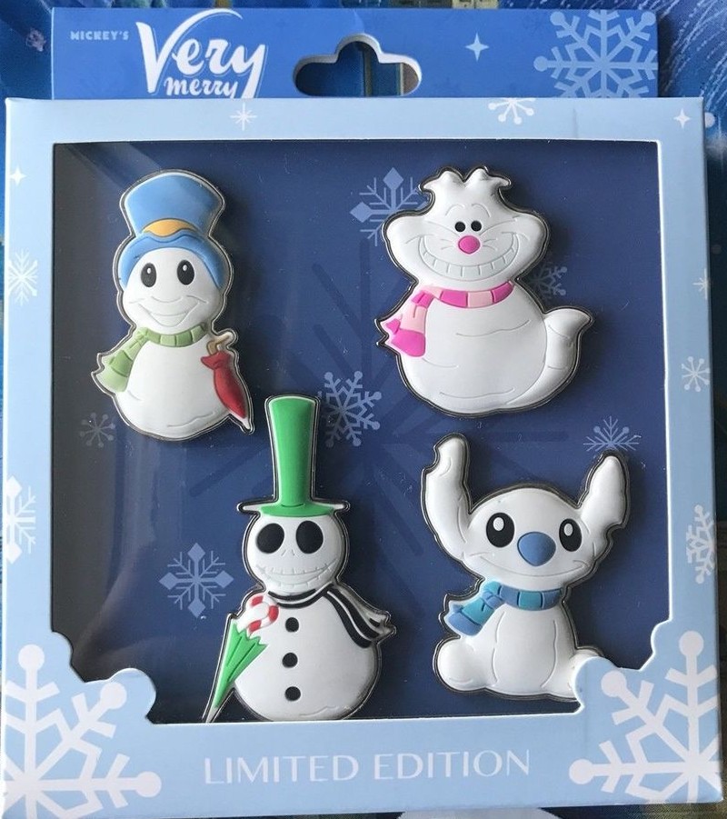Snowmen 4-pin Boxed Set