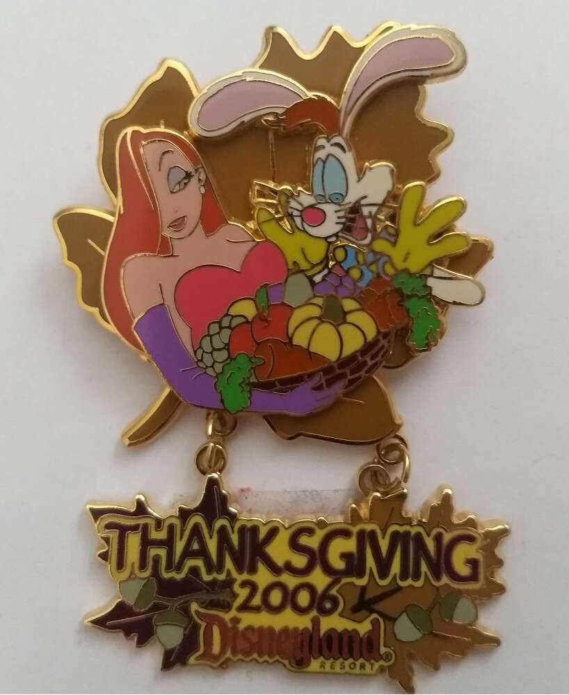 Thanksgiving - 2006 - Jessica and Roger Rabbit Harvest Dangle | PIN 37530