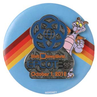 Epcot 30th Anniversary - Figment Pin And Button Set | PIN 3847