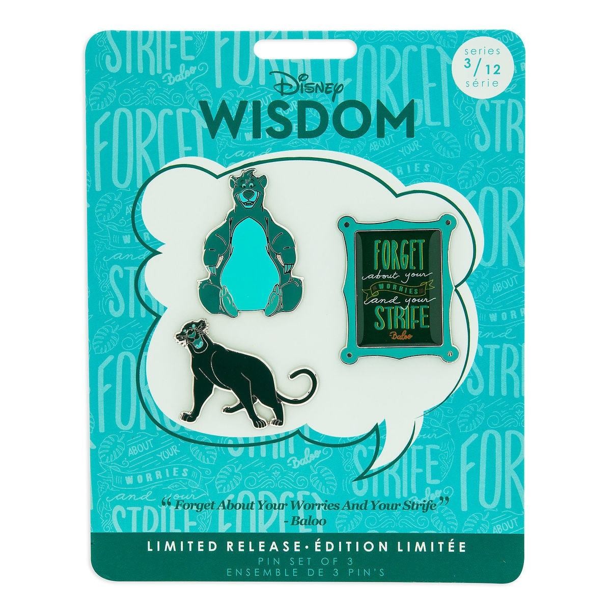 The Jungle Book 3-Pin Set