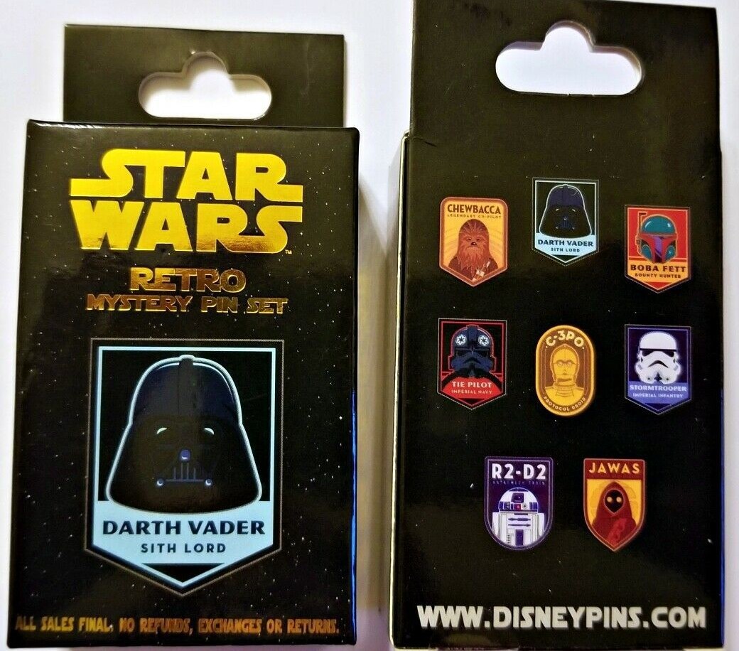 Star Wars Retro Mystery Pin Collection