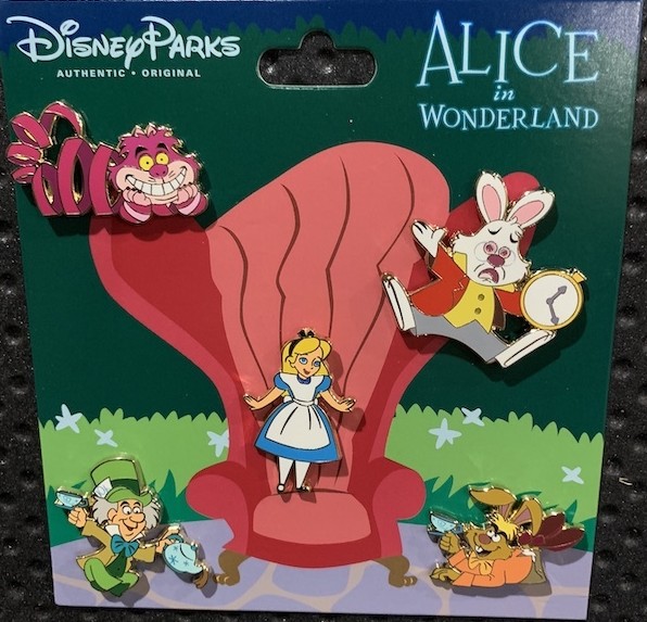 Alice in Wonderland Booster Pack (5 pins)