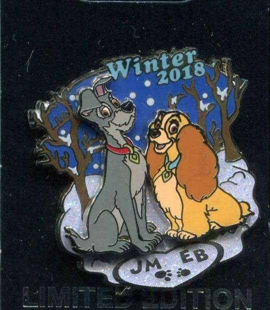Disney Auctions Lady Tramp わんわん物語　ピンバッジ Disney Auctions Pin LE 100 Stitch Lady and the Tramp RARE | eBay