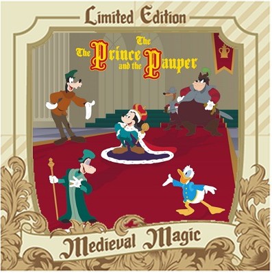The Prince and the Pauper 5 Pin set