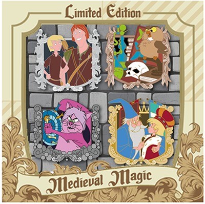 The Sword in the Stone 4 Pin set