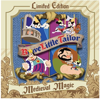 Brave Little Tailor 4 Pin set