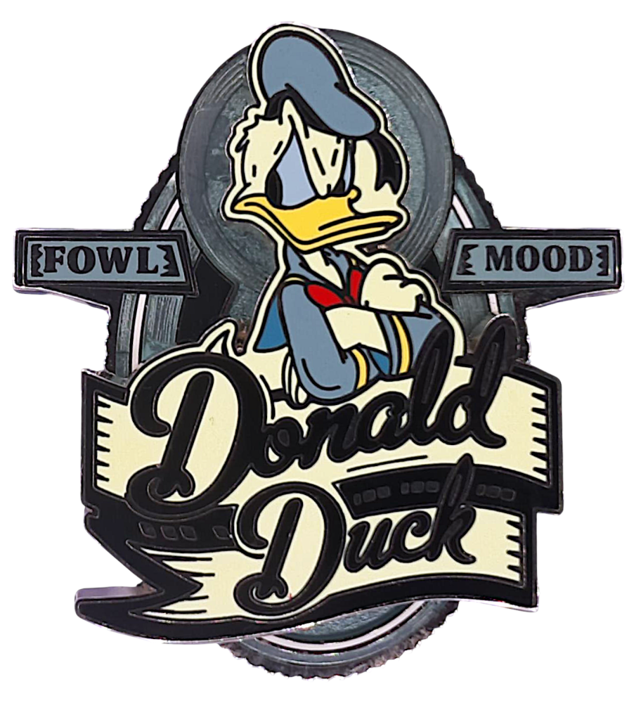 Vintage Label Art Series - Donald Duck - Fowl Mood | PIN 4002