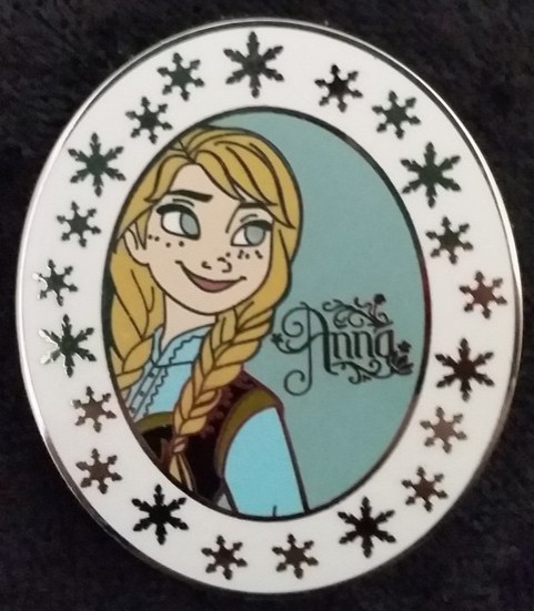 Frozen Oval Frames Booster Set - Anna | PIN 539