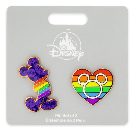 Tropical Rainbow Mickey Mouse and Mickey Icon Heart Set - Full Set