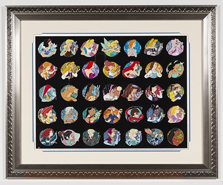 Heroine Profile - Heroine Profile Artist Proof Framed Pin