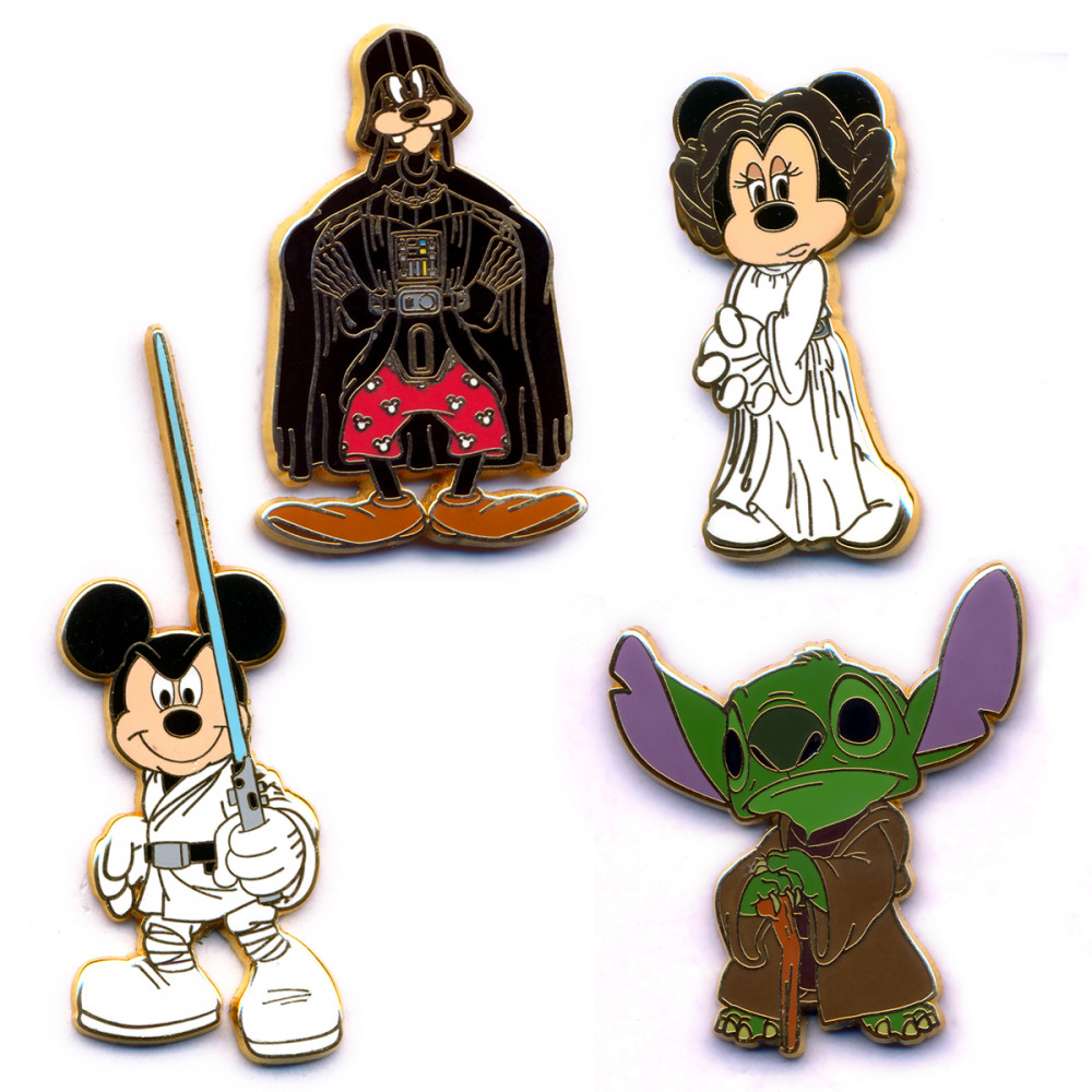 Star Wars Booster Pack 2009 - Darth Goofy, Mickey Skywalker
