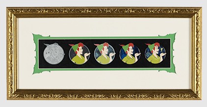 Hero Profile - Peter Pan Pin Progression Artist Proof Framed Pin Set ...