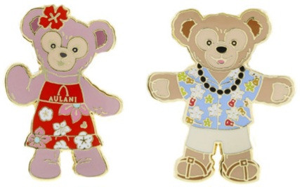 Aulani Duffy and Shellie May in Aloha Beach Attire Pin Set - Full Set