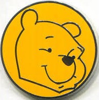 Disney Character Outline Circles Booster Set - Winnie the Pooh