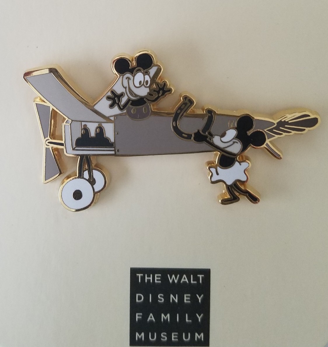 The Walt Disney Family Museum - Plane Crazy Mickey - Black and