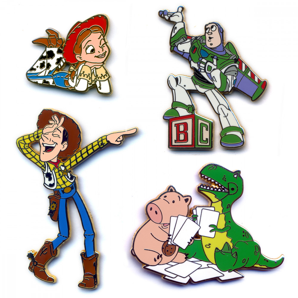 Pixar's Toy Story 2 Booster Set - Woody, Buzz Lightyear, Rex