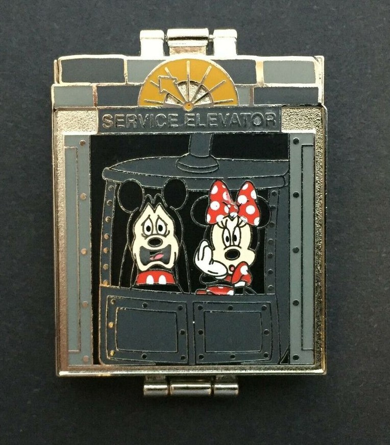Twilight Zone Tower of Terror - Hinged Classic Mickey and Minnie