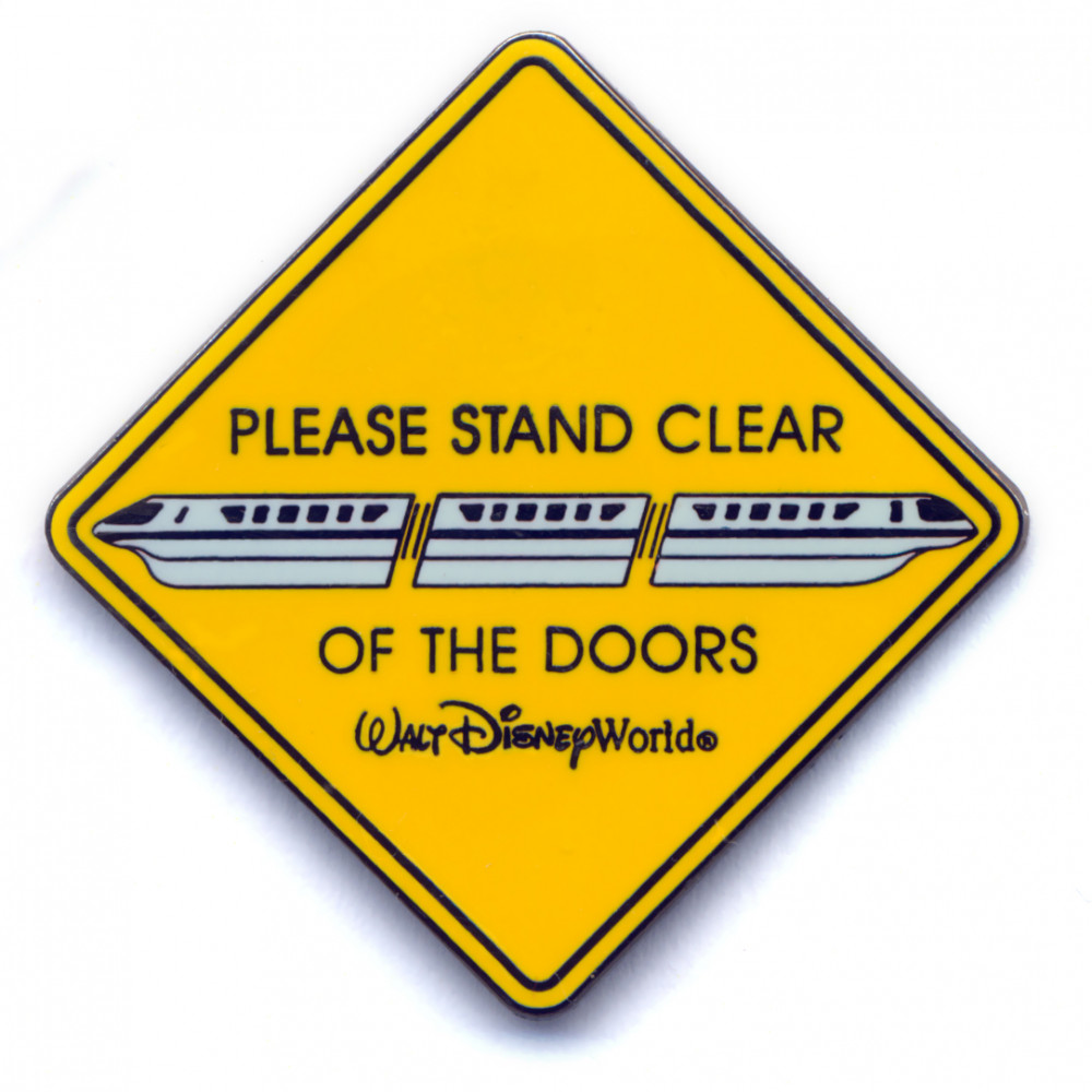 Walt Disney World Surprise Release - Monorail Caution Sign