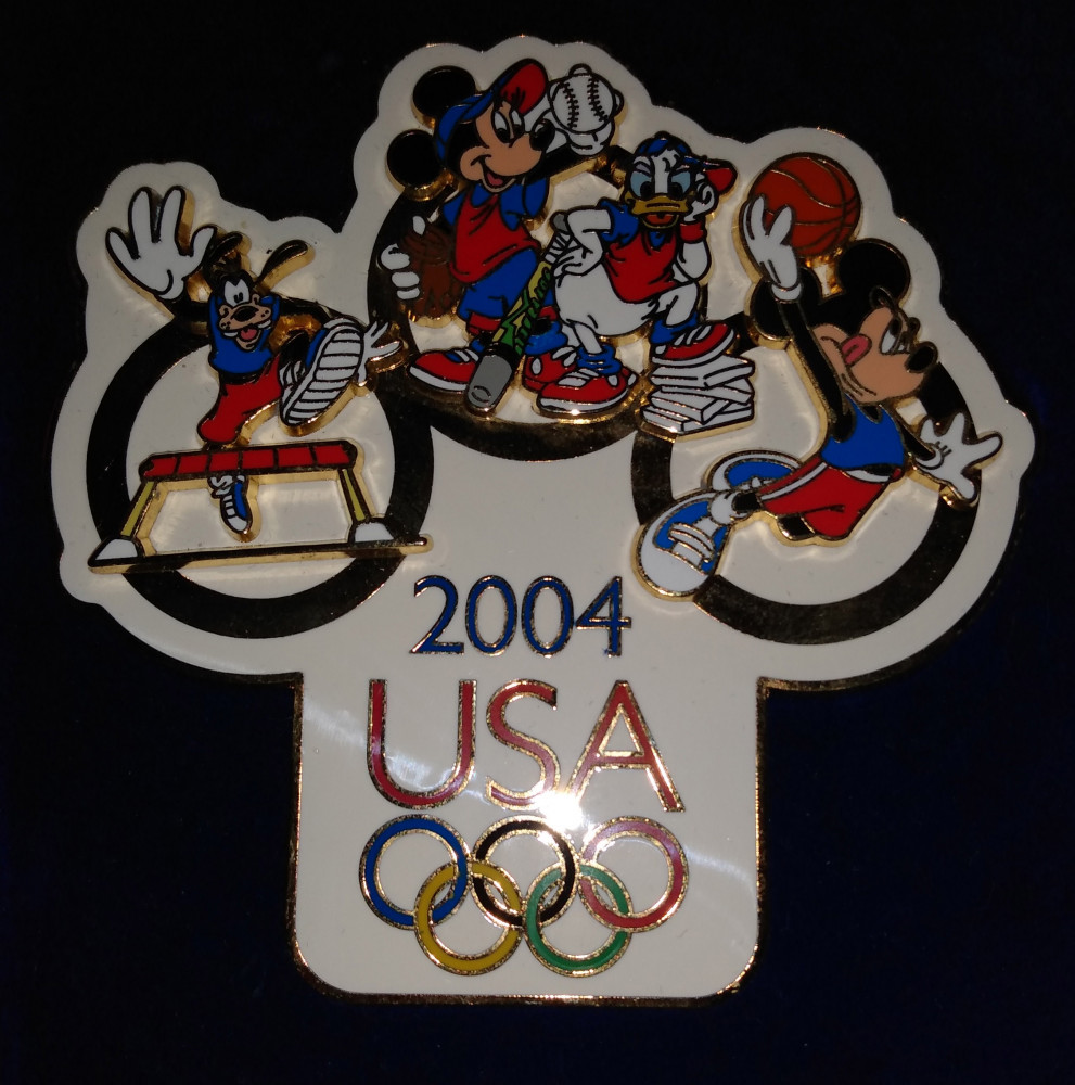Olympics 2004 - Goofy, Minnie, Daisy and Mickey as Olympians | PIN