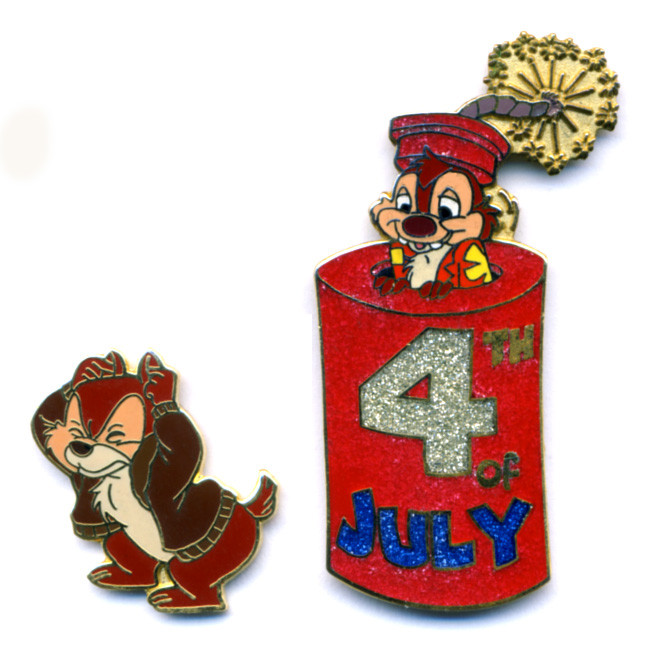 Rescue Rangers - 4th of July 2001 2 Pin Set - Complete Set