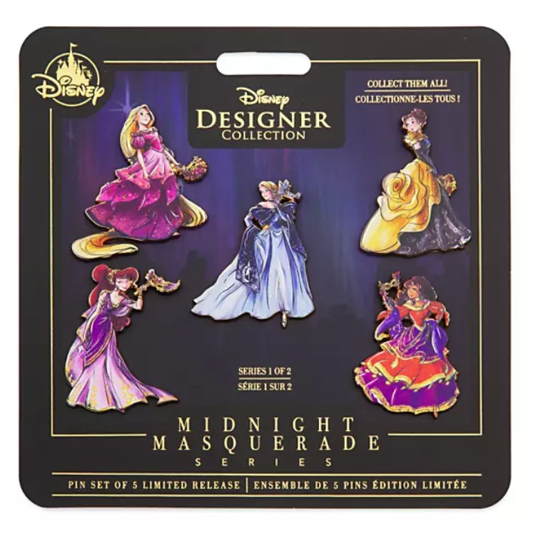 Disney Midnight Masquerade ピンセット Disney Designer Collection Midnight Masquerade Pin Set