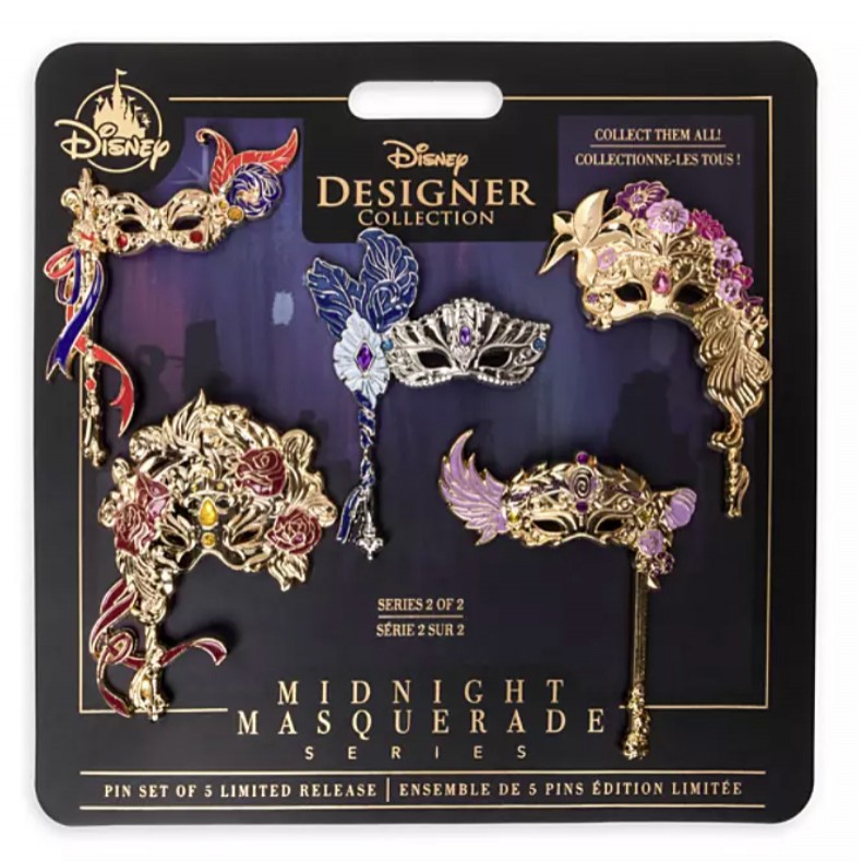 Disney Midnight Masquerade ピンセット Disney Designer Collection Midnight Masquerade Pin Set