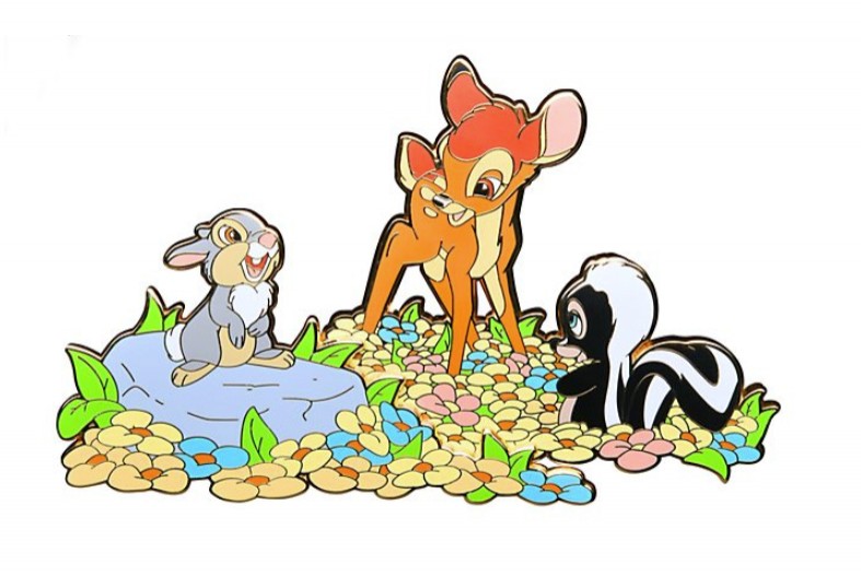 Bambi - Bambi, Thumper and Flower | PIN 27738