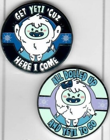 Cutie Yeti - 2 Pin Set