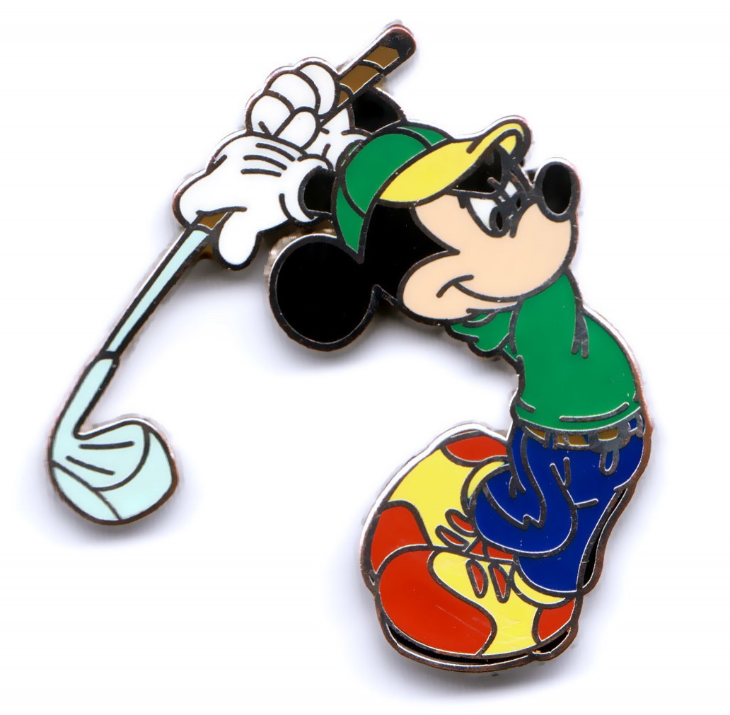 ミッキー　Mickey’s Golfing Day 鉛筆画 Lot - Disney Mickey Mouse Golf Sketch Print