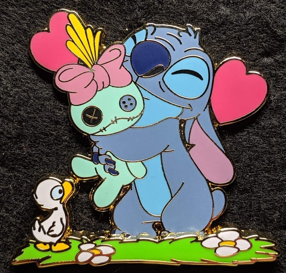 Today I Feel - Cuddly/Calin - Stitch with Ducklings | PIN 29180