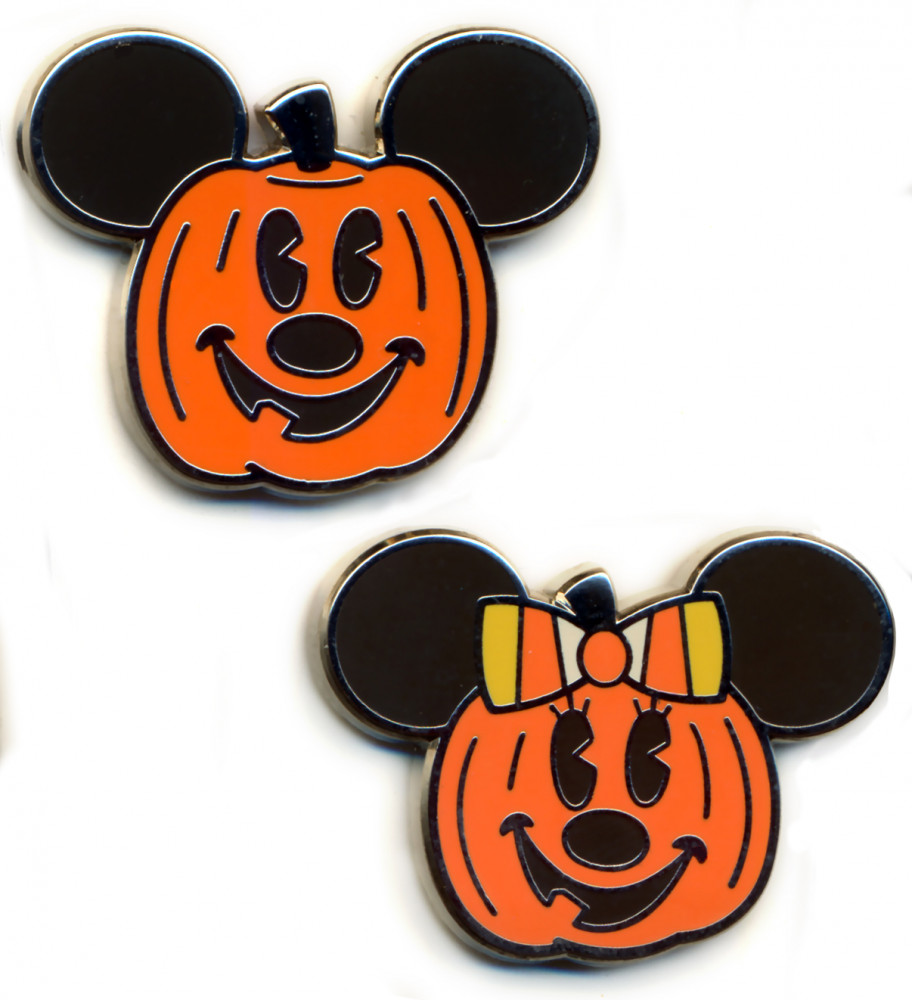 Mickey and Minnie Pumpkins set