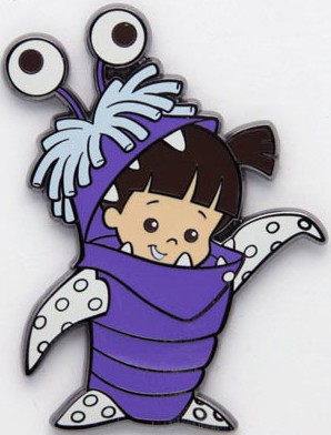 28691 - Boo in Monster Costume - Monsters Inc 3D Release - Disney Studio  Store Hollywood / Soda Fountain Disney Pin
