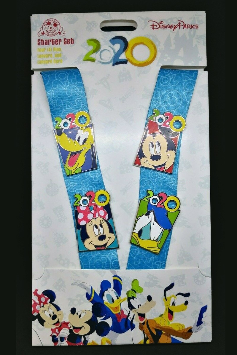 Lanyard Set - Pluto, Mickey, Minnie and Donald