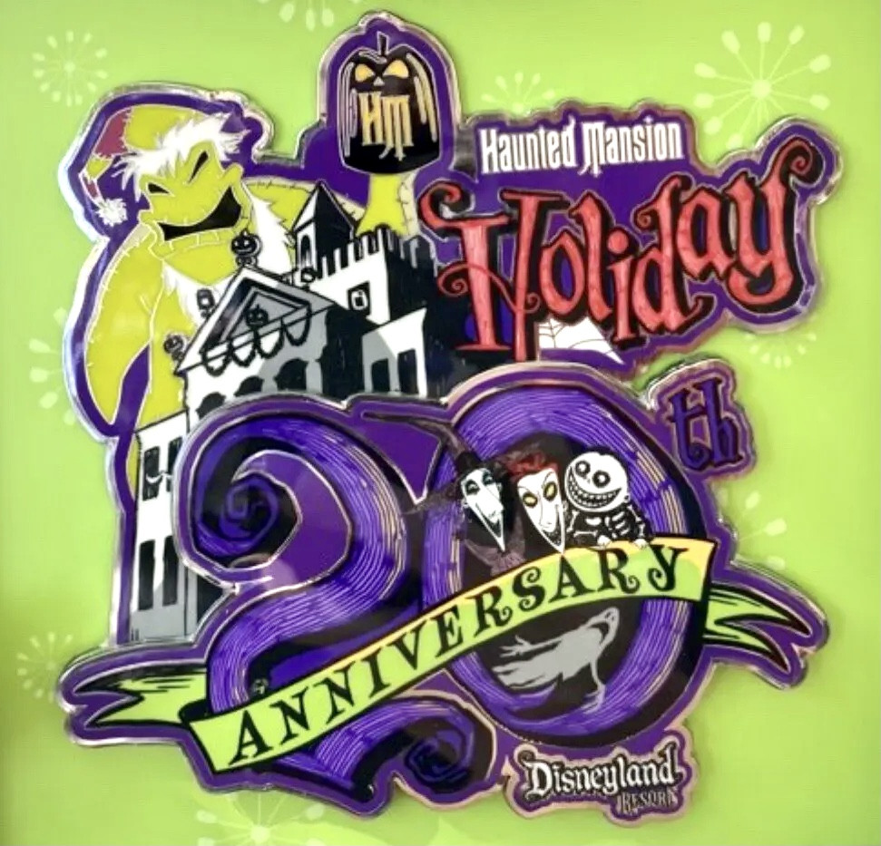 Haunted Mansion Holiday - 2021 Holiday 20th Anniversary Jumbo Pin