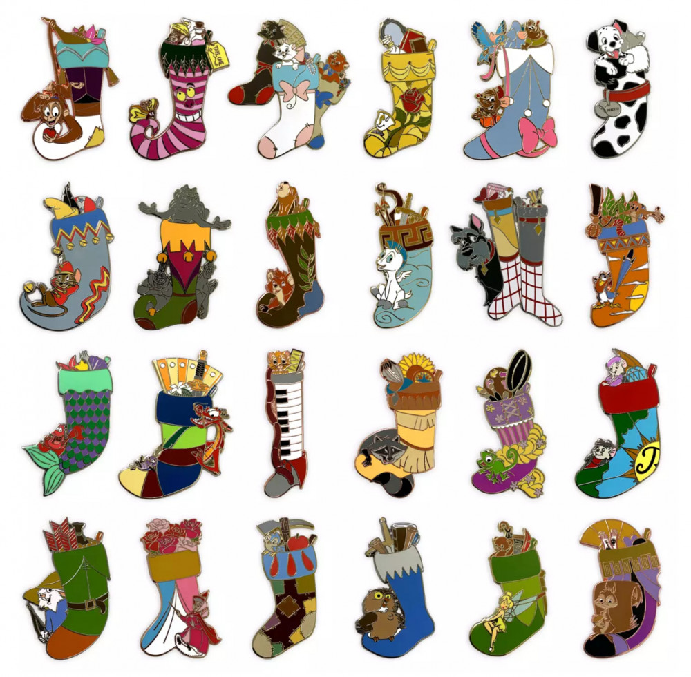 24-Day Holiday Countdown Calendar Mystery Pin