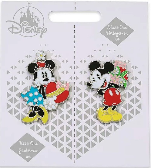 Mickey Mouse and Minnie Mouse Pin Set - Full Set