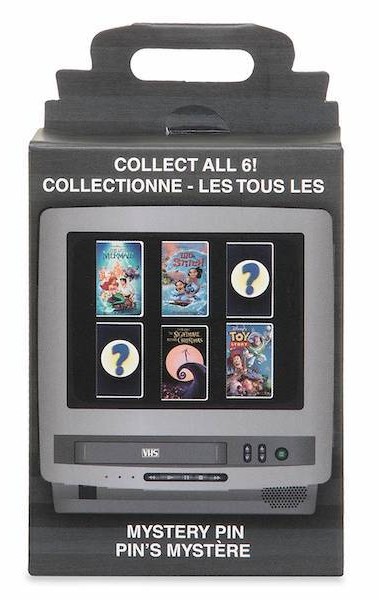 Walt Disney Home Video VHS Case Mystery Pin Collection
