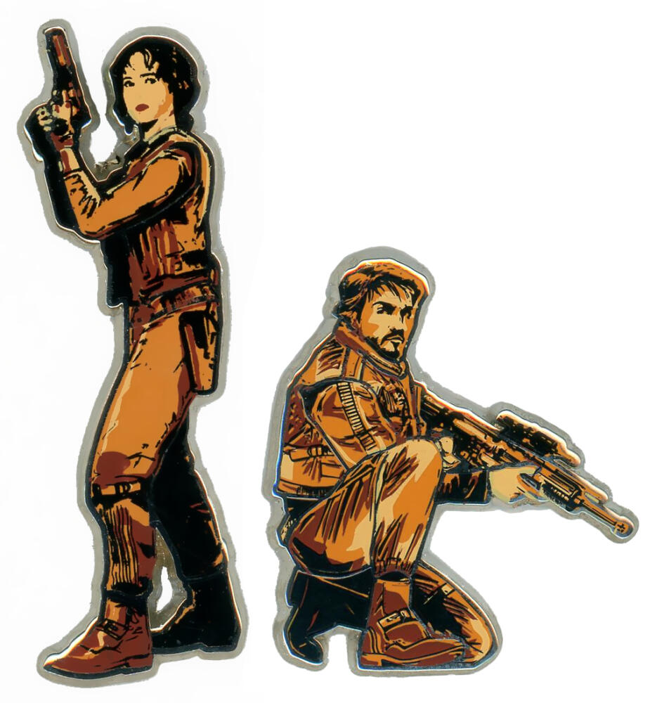 Jyn Erso and Cassian Andor