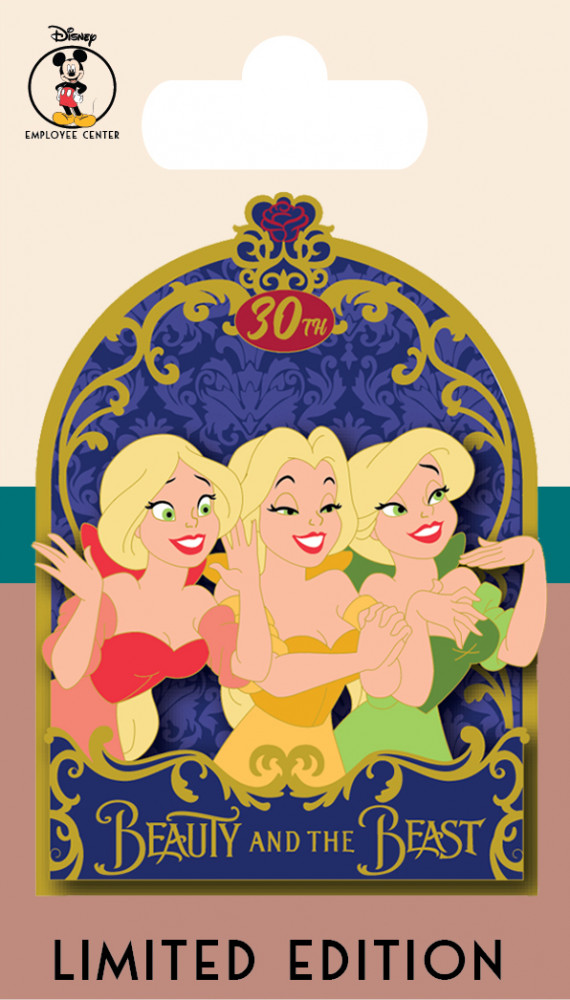 Beauty and the Beast 30th Anniversary - Bimbettes | PIN 47106 Beauty and the Beast 30th Anniversary - Bimbettes | PIN 47106
