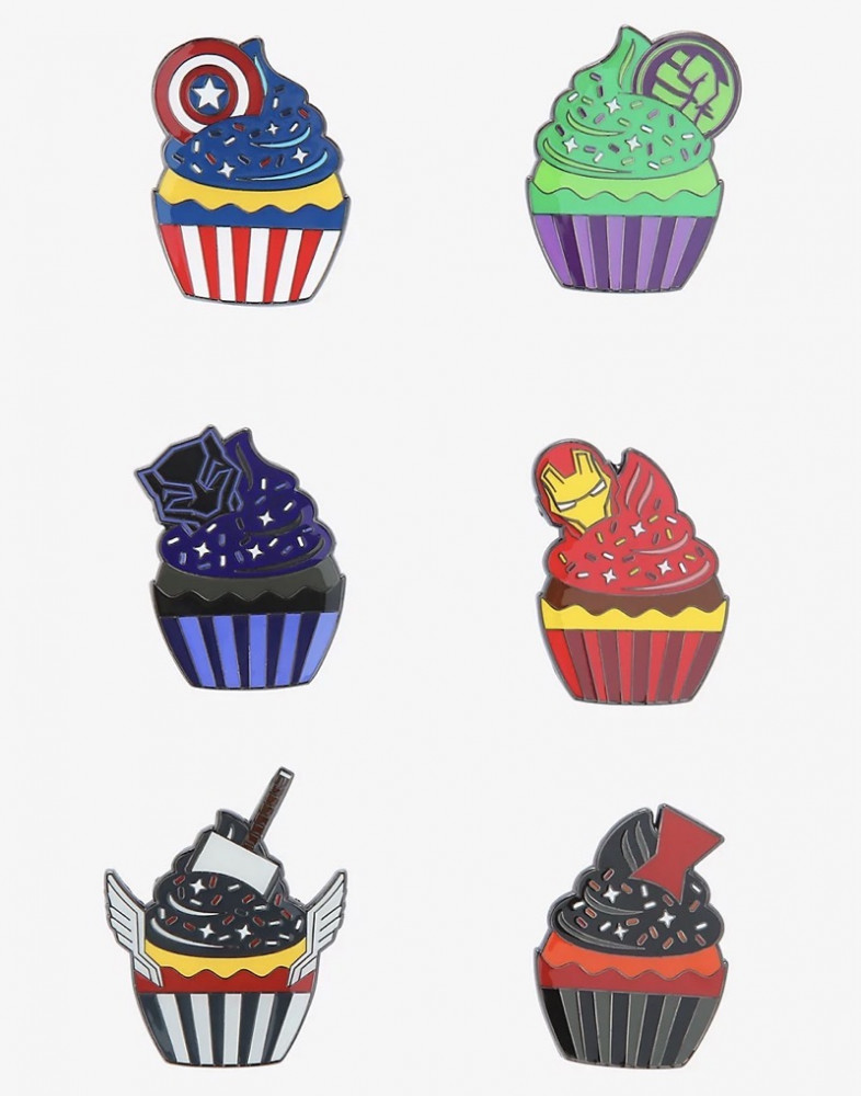 【Marvel】Cupcake Date ワンピース& バレッタ Marvel Eat The Universe: Cupcakes Disney Trading Pin Series | Pin