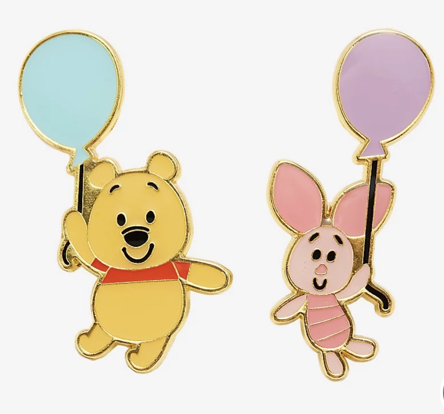 Chibi Pooh & Piglet with Balloons