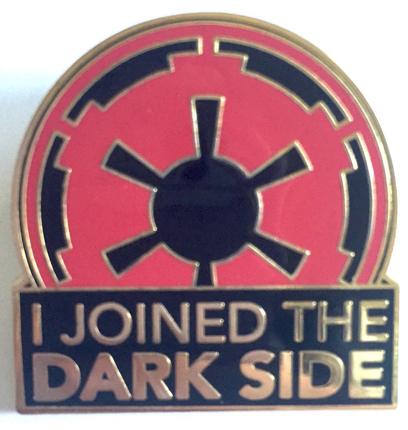 Disney Parks - The Dark Side Pin Set - I Joined The Dark Side ONLY ...