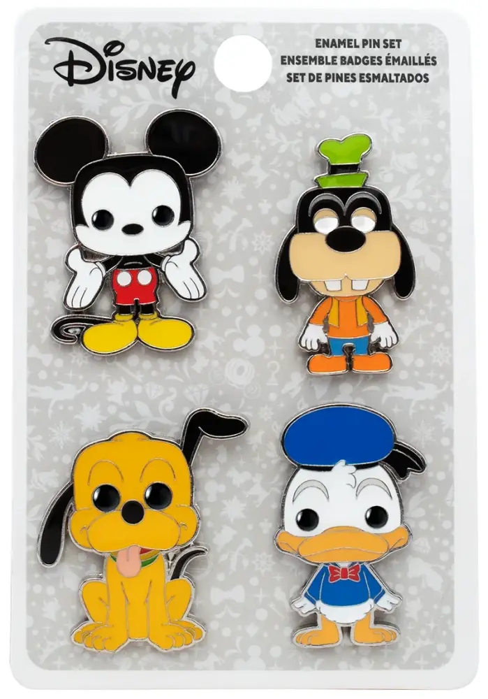 Mickey, Goofy, Donald and Pluto