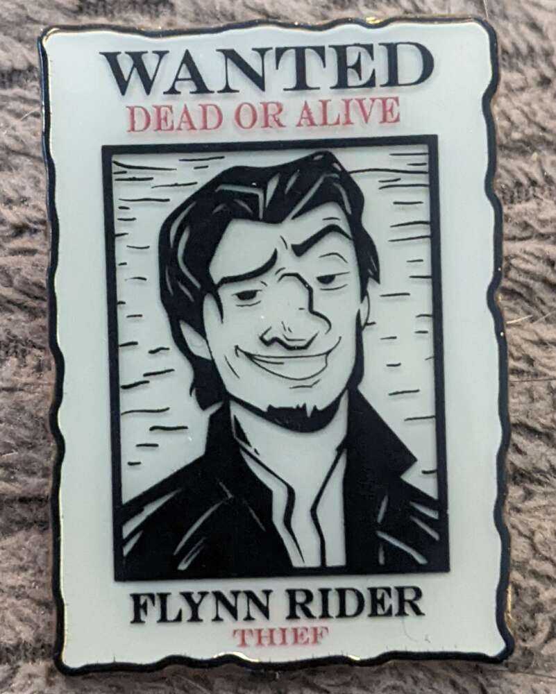 Loungefly Disney Tangled Blind Box Enamel Pin - Flynn Rider Wanted